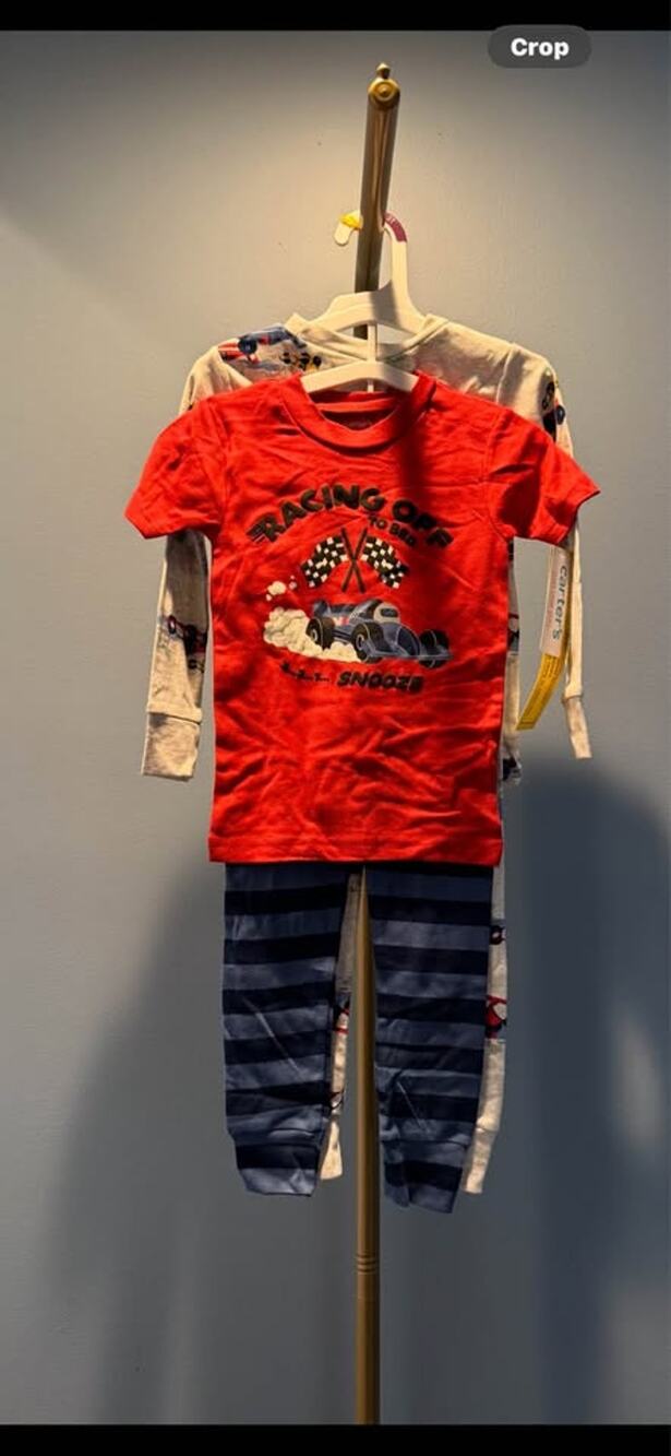 Carter's 3T 4-Piece Race Car Pajama Set